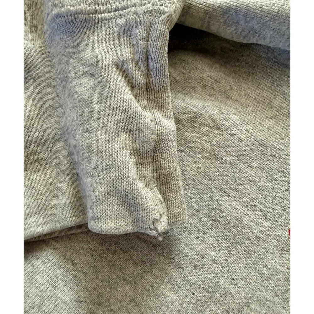 Vintage 90s Lee‎ Cross Grain Mens Gray N. I. F. S. Sweatshirt Size XL GUC